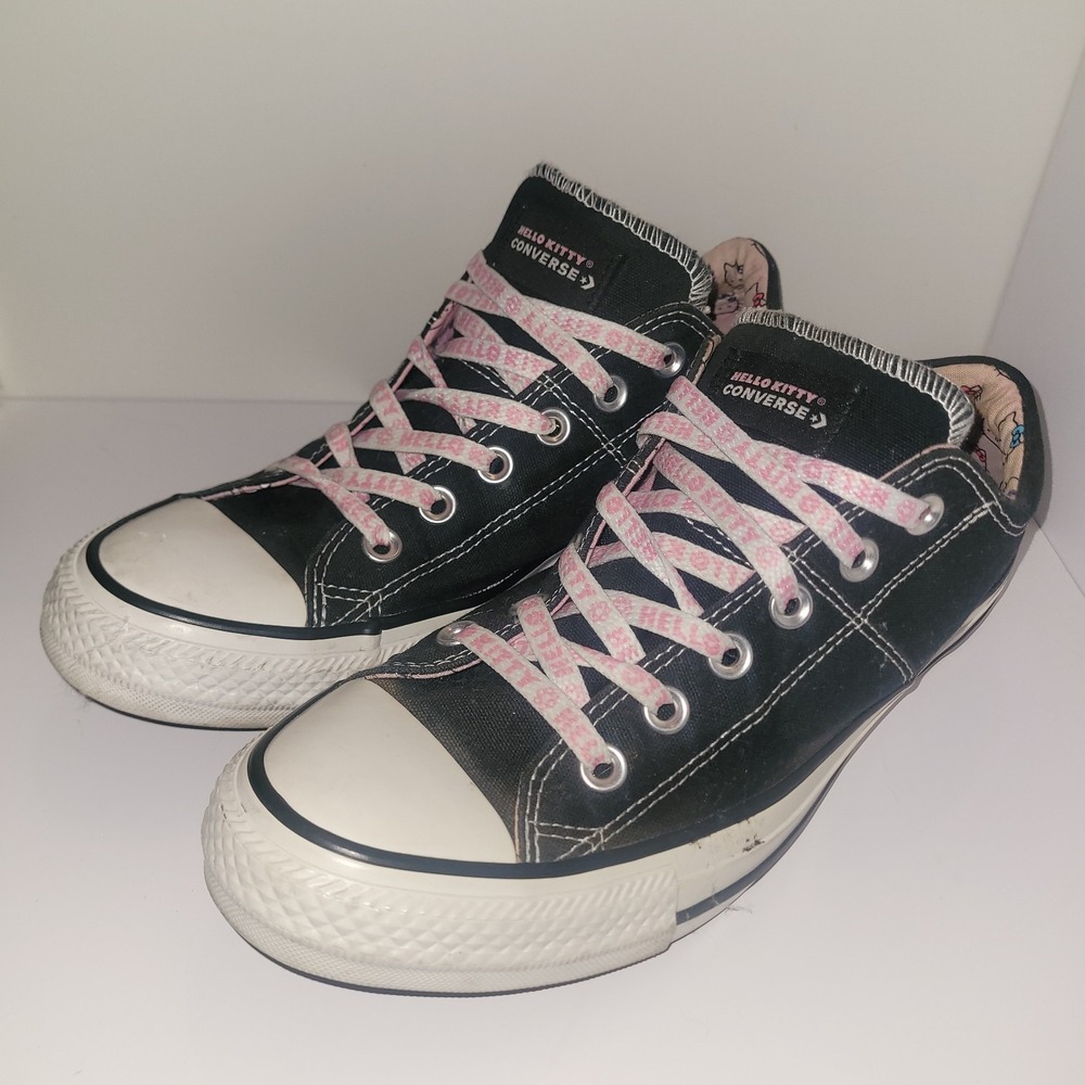 Womens Size 10 Converse Chuck Taylor All Star Madison OX x Hello Kitty Shoes R1